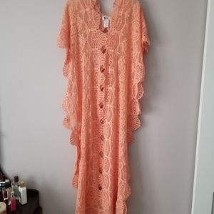 Nightcap lace / crochet dress swimsuit coverup